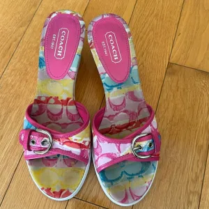 Coach wedge sandals.