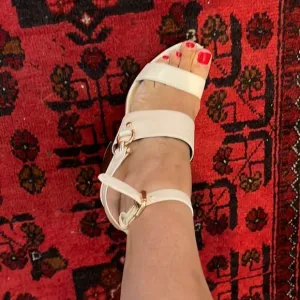 Coach Tan Block Heels