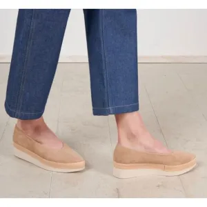 Coclico Perl Ante Tan Women's Platform Suede Shoes Size 9