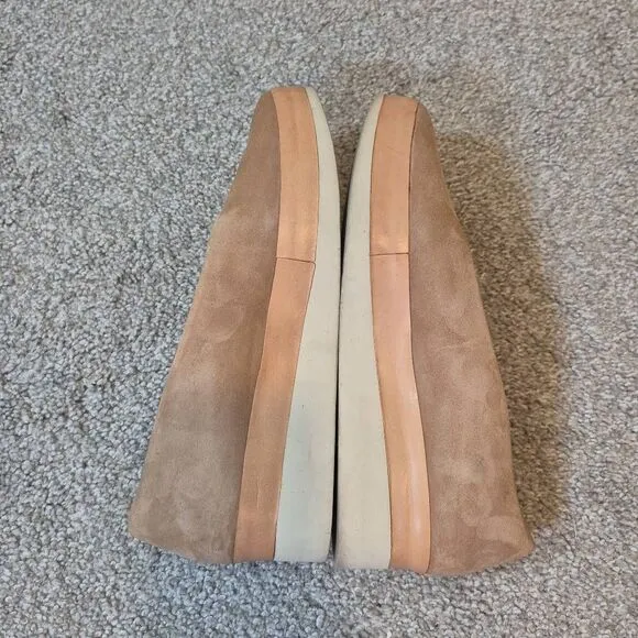 Coclico Perl Ante Tan Women's Platform Suede Shoes Size 9