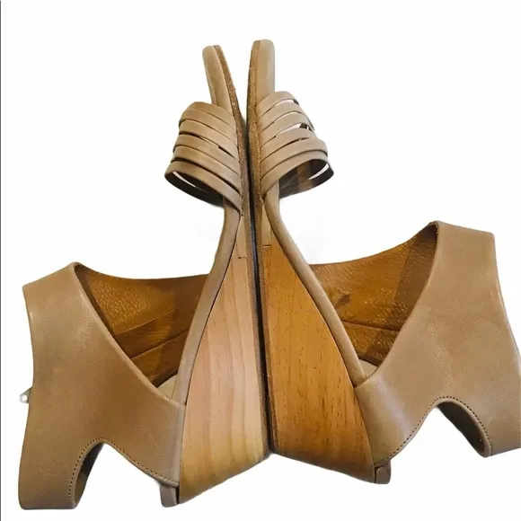 Coclico Wedge Ankle Strap Sandal, Sz 6