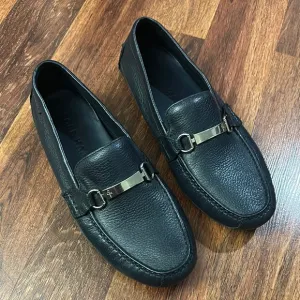Cole Haan Black Leather Loafers for Men