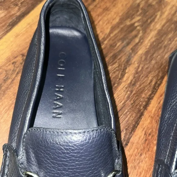 Cole Haan Black Leather Loafers for Men