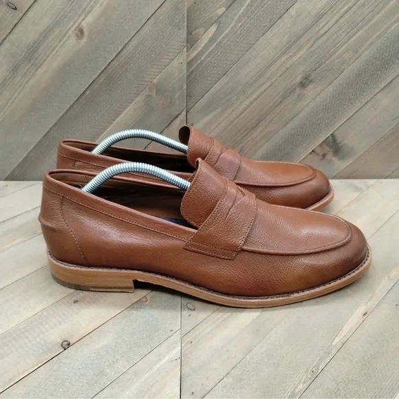 Cole Haan Feathercraft Grand Penny Loafers Mens Size 11.5 M British Tan Shoes