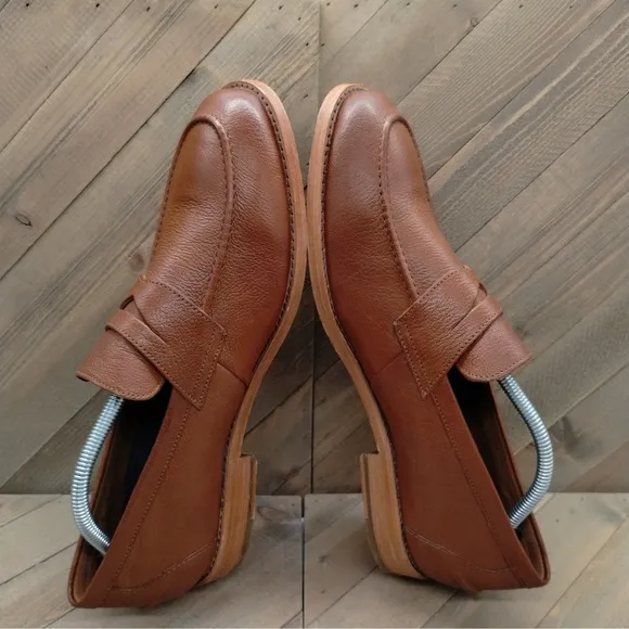 Cole Haan Feathercraft Grand Penny Loafers Mens Size 11.5 M British Tan Shoes