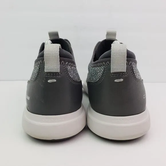 Cole Haan Grand Plus Essex Mens Size 10 Gray White Knit Oxford Sneaker Shoes