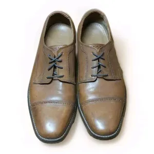 Cole Haan Men's 10.5 M Oxford Cap Toe Casual Dress Shoes C20090 Brown Leather