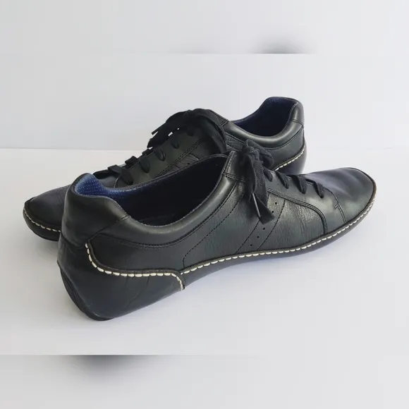 Cole Haan Men's Black Leather Casual Shoes. Size 14 W. Pre-owned.