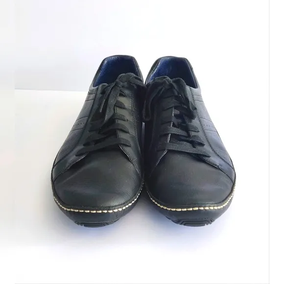 Cole Haan Men's Black Leather Casual Shoes. Size 14 W. Pre-owned.