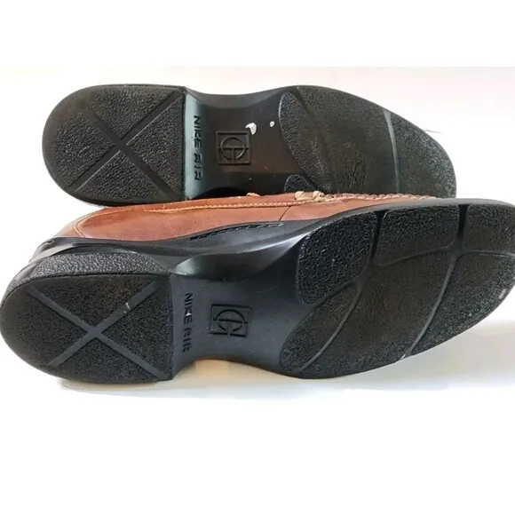 Cole Haan NikeAir Penny Loafers Mens Sz 10M Brown Leather Dress Shoes C02961
