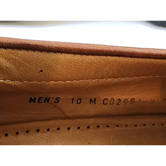 Cole Haan NikeAir Penny Loafers Mens Sz 10M Brown Leather Dress Shoes C02961