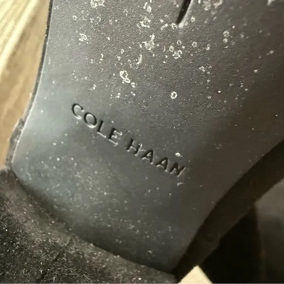 Cole Haan Over the Knee Block Heel Black Boots Women’s 8