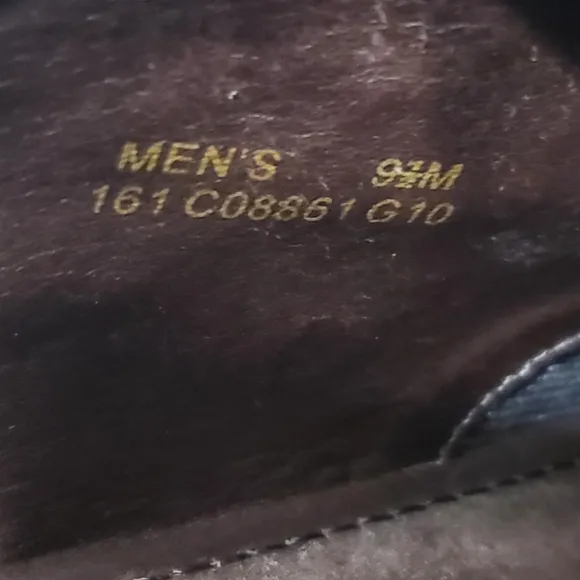 Cole Haan oxford shoes men's size 9.5 M brown leather distressed finish casual