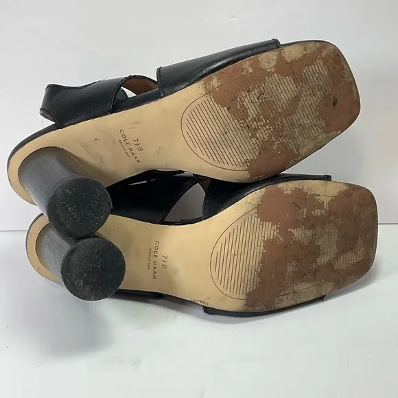 Cole Haan Raina Leather High Heel City Sandals