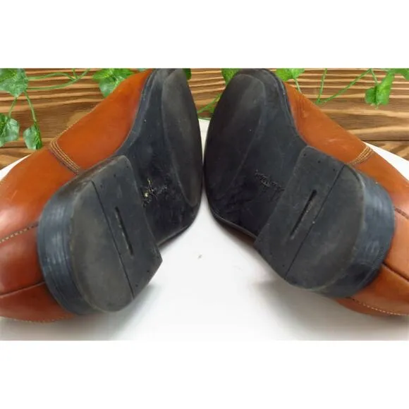 Cole Haan Shoes Sz 8 M Brown Derby Oxfords Leather‎ Men