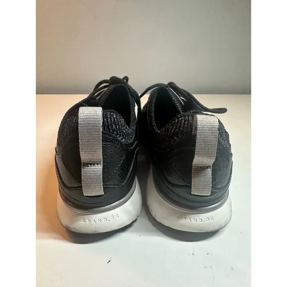 Cole Haan Sneakers Knit Running Shoes Grand.OS Lightweight Black 9M
