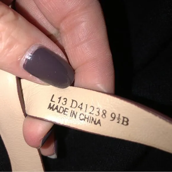 Cole Haan Taylor Two Tone Wedge Sandal 9-1/2 EUC