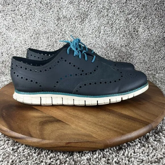 Cole Haan ZERØGRAND No Stitch Oxford Men's 13 M Ash Gray Casual Shoes C14015