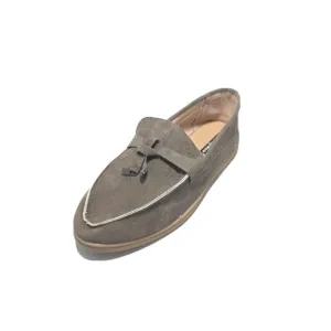 Comfort Wear Suede Ortho Low Cut Loafers Womens Size 7.5 Shoes Slip Ons Natural