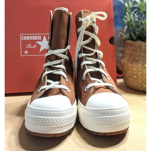 Converse Chuck 70 De Luxe Heel Hi Top Unisex Platform Shoes W9 M7 NIB