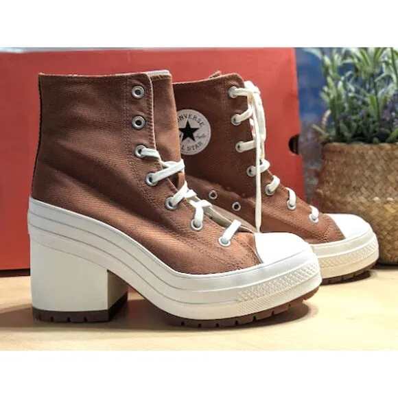 Converse Chuck 70 De Luxe Heel Hi Top Unisex Platform Shoes W9 M7 NIB