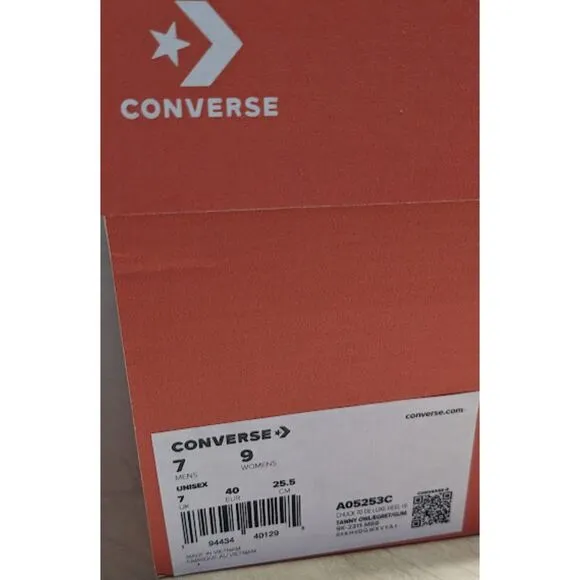 Converse Chuck 70 De Luxe Heel Hi Top Unisex Platform Shoes W9 M7 NIB