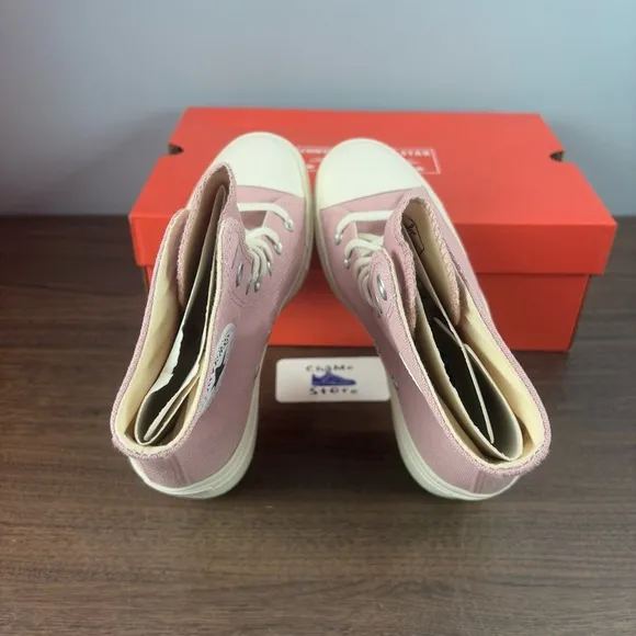 Converse Chuck 70 DE LUXE HEEL High Heels Static Pink Shoes А06433C Woman’s Sz 7