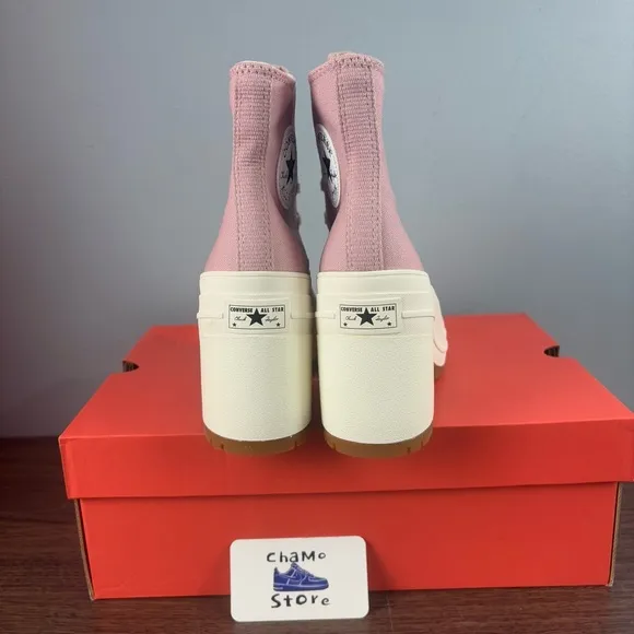 Converse Chuck 70 DE LUXE HEEL High Heels Static Pink Shoes А06433C Woman’s Sz 7