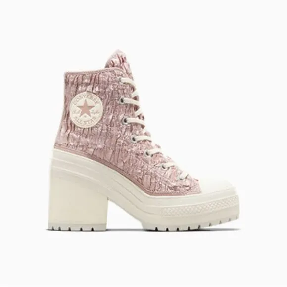 Converse Chuck 70 De Luxe Heel Hightop Satin Boots Shoes SneakersSize 7.5
