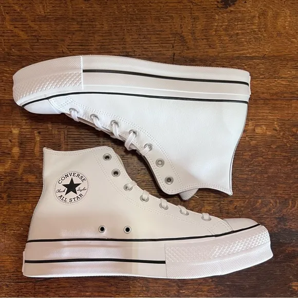 Converse Chuck Taylor All Star Hi Lift Leather Platform Women's Shoe Size 11