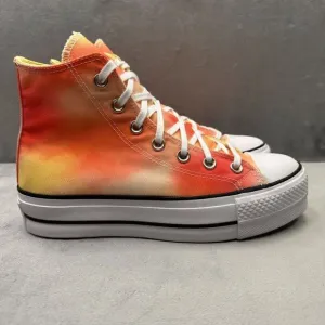 Converse CTAS Platform Womens Size 7 Shoes Poppy Glow White Yellow High Top