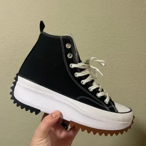 Converse high top platform shoes