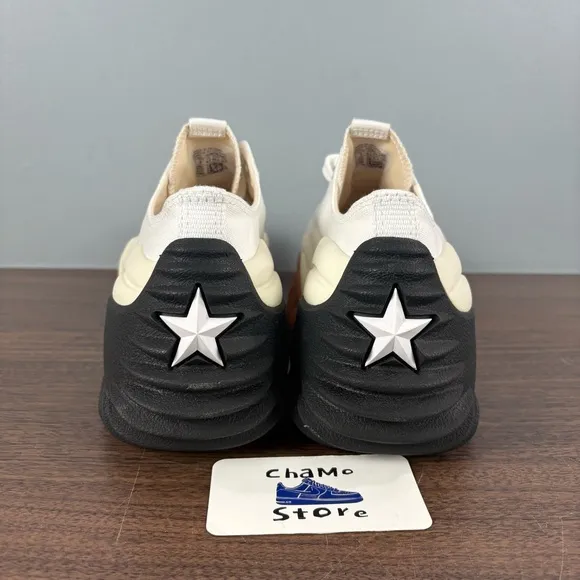 Converse Run Star Motion Platform Shoes White Black 172896C Womens Size 9