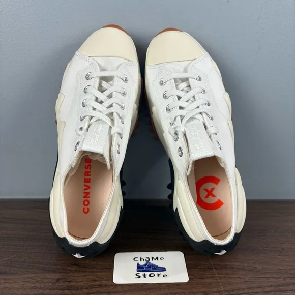 Converse Run Star Motion Platform Shoes White Black 172896C Womens Size 9
