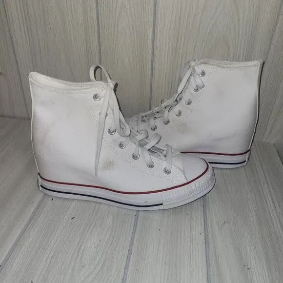 Converse Womens Chuck Taylor All Star Lux Platform Wedge Tennis Shoes  Size 11