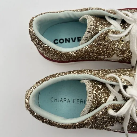 Converse X Chiara Ferragni One Star Platform OX Shoes Size 5 - 562026C - RARE