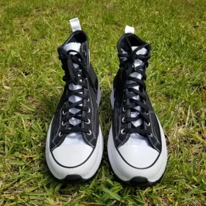 Converse You Custom Black And White Run Star Hike Platform Sneakers Size 13