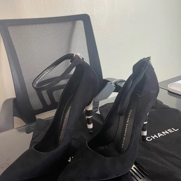 COPY - black heels . Made in ITALY  Giusseppe Zanotti .