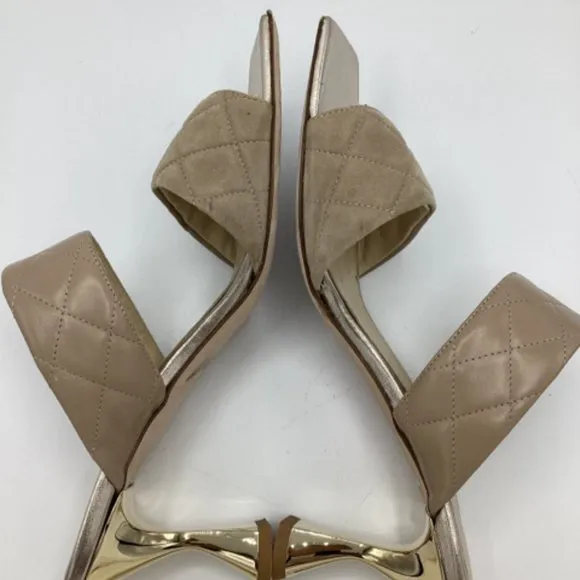 COPY - Jennifer Tattanelli Sz 41 Quilted Leather Sandals Shoe