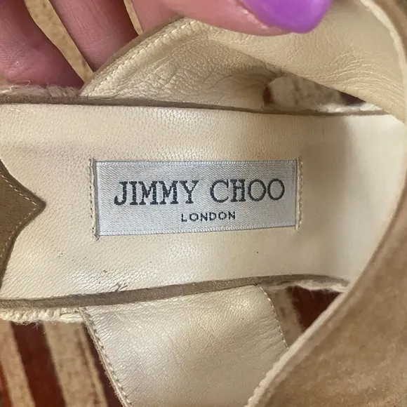 COPY - Jimmy Choo Made in Italy wedge shoes.  European size is 42.