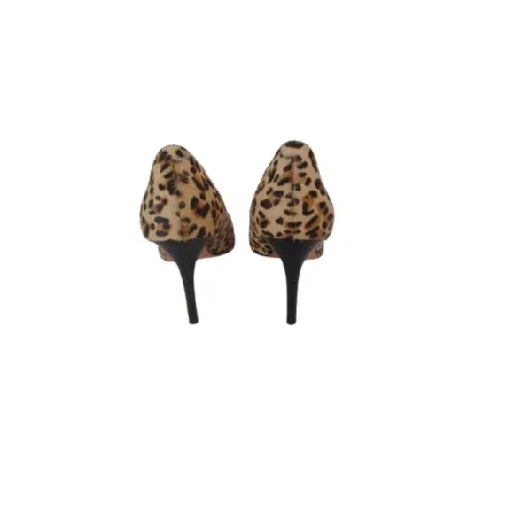Corso Como Leopard Black Hair Calf Heel Heels in Size 7M