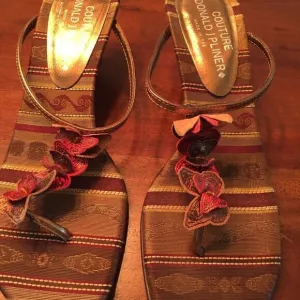 Couture butterfly sandals
