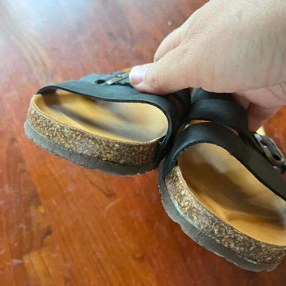 Cristina Francini Leather Sandals- Size 9.5