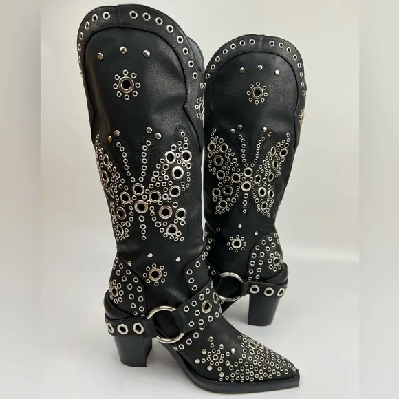 Current Mood Flight Risk Cowboy Boots Size 6