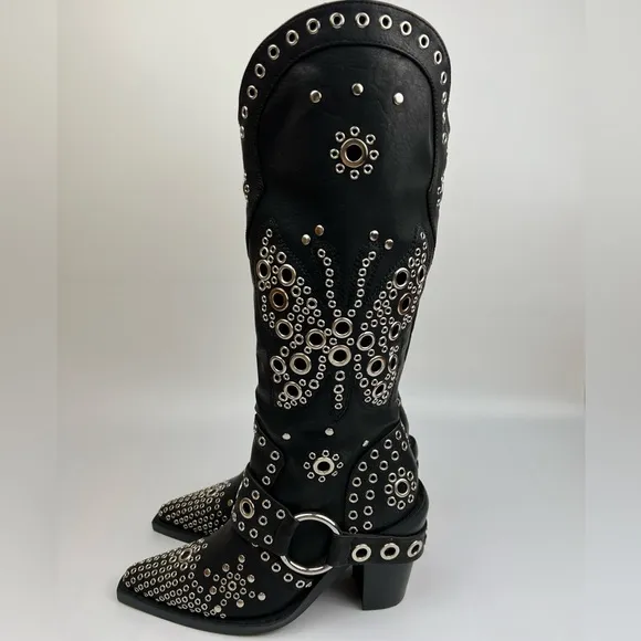 Current Mood Flight Risk Cowboy Boots Size 6