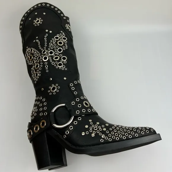 Current Mood Flight Risk Cowboy Boots Size 6