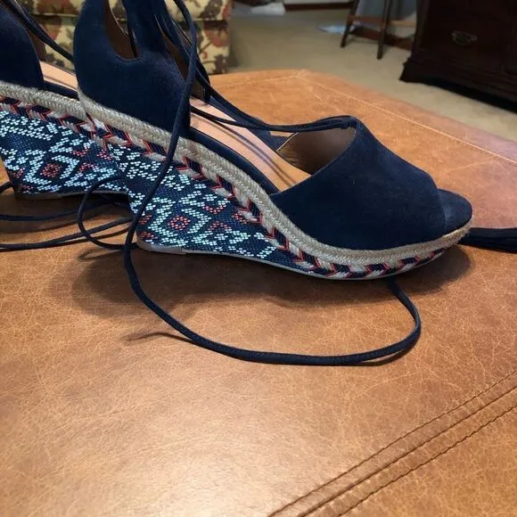 Cute CAbi Wedge Sandals  Size 8