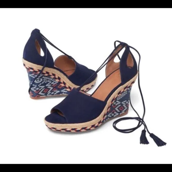 Cute CAbi Wedge Sandals  Size 8