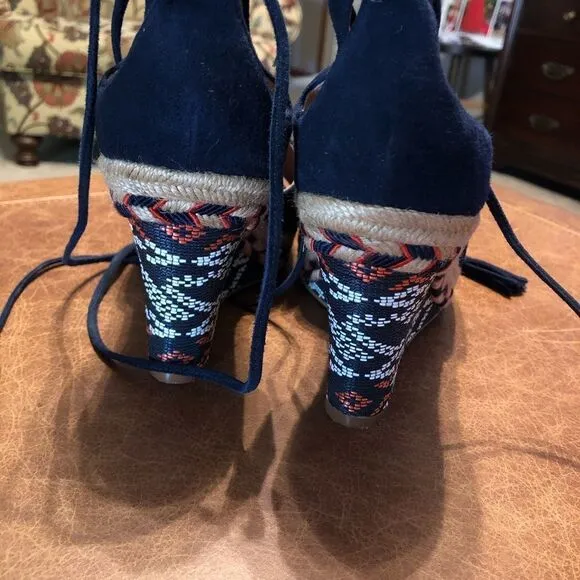 Cute CAbi Wedge Sandals  Size 8