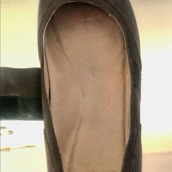Dansko Kendra BLK Suede MJ Low Wedge Shoes WMS 39M